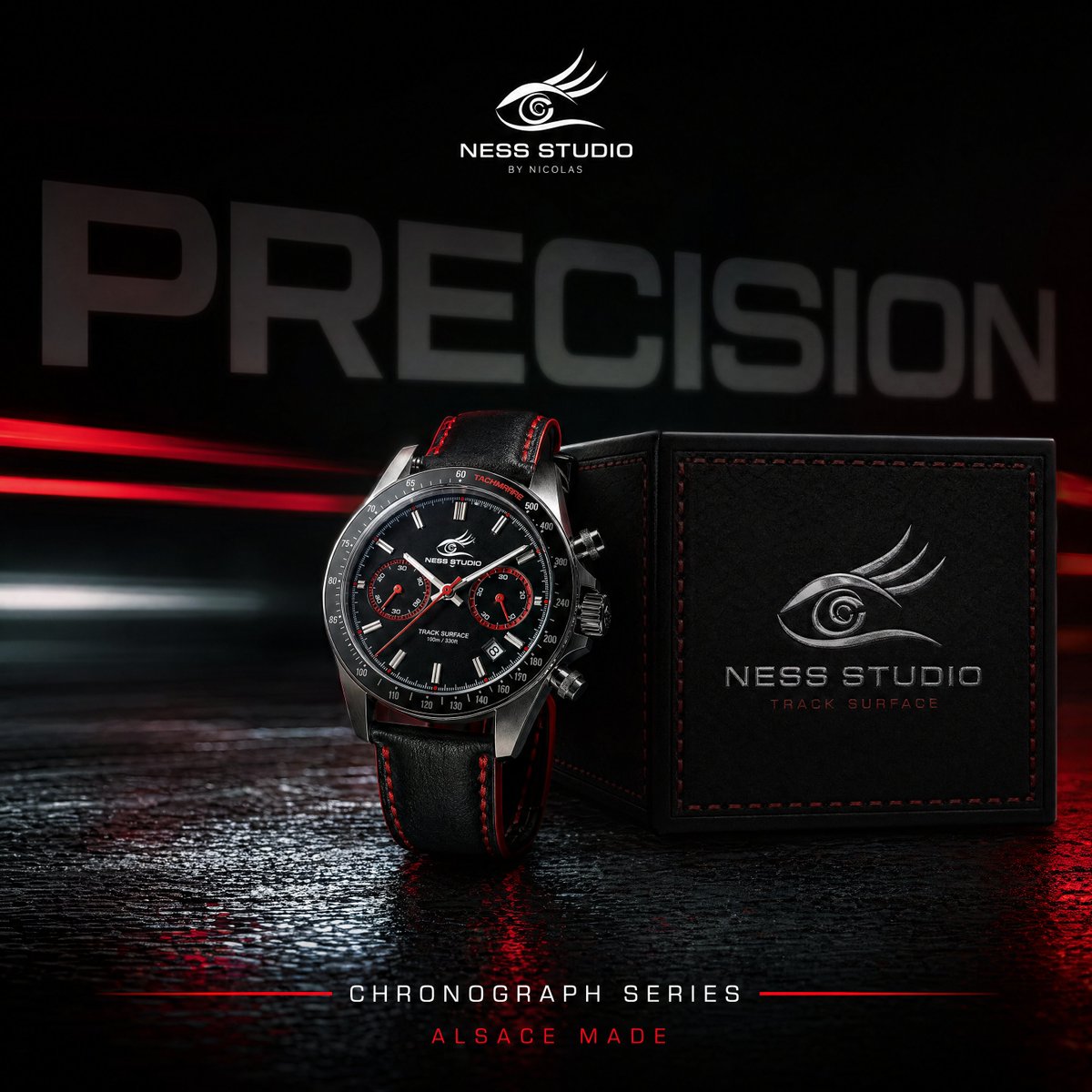 Luxury Chronograph Watch Ad — GPT Image 2 example by @AlwaveNazca