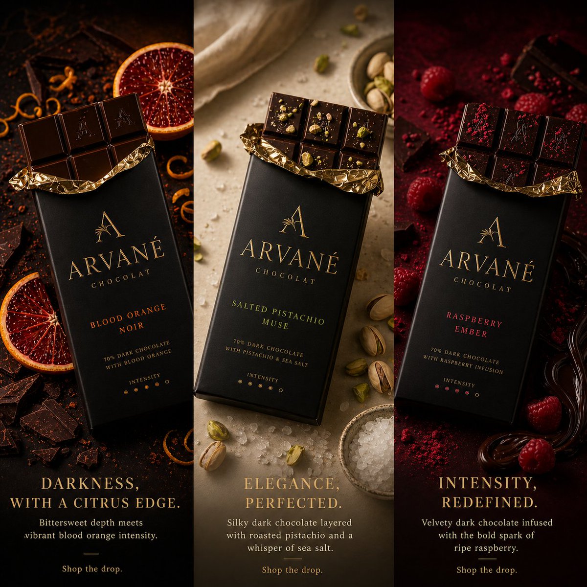 Luxury chocolate campaign system — GPT Image 2 example by @SPEEDAI07