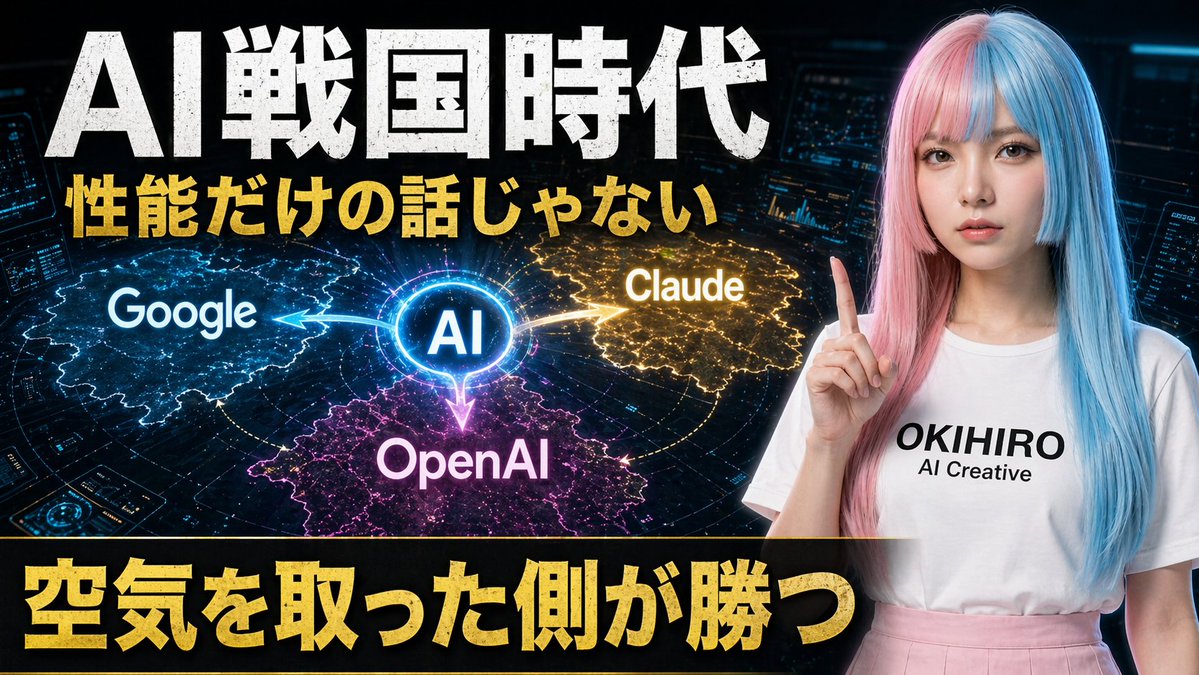 Japanese AI Battle YouTube Thumbnail — GPT Image 2 example by @MoveHiro1219