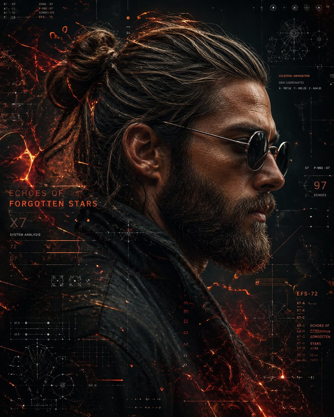 Cyberpunk Sci-Fi Side Profile Portrait — GPT Image 2 example by @iamsofiaijaz