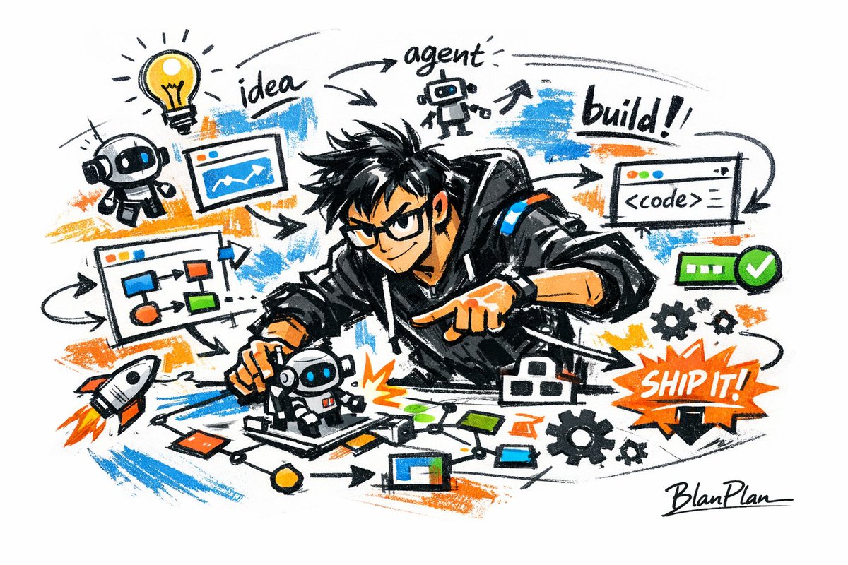 Doodle Sketch AI Builder — GPT Image 2 example by @blanplan