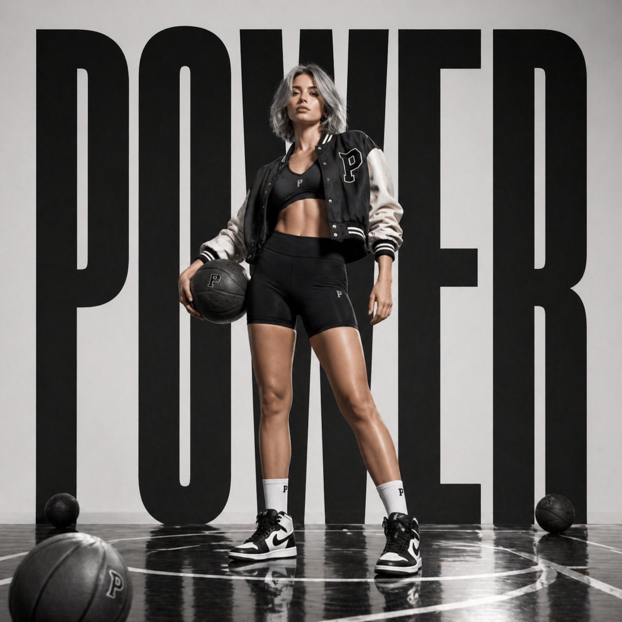 Luxury Sportswear Basketball Athlete Campaign Poster — GPT Image 2 example by @Shorelyn_