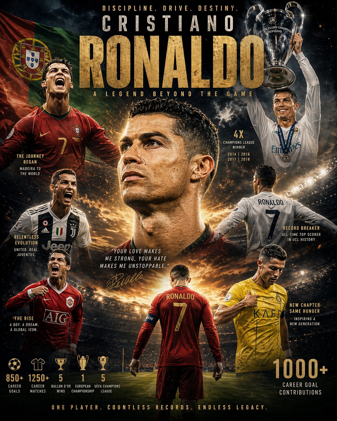 Epic Career Moments Cinematic Poster Template — GPT Image 2 prompt example by @Goodmanprotocol