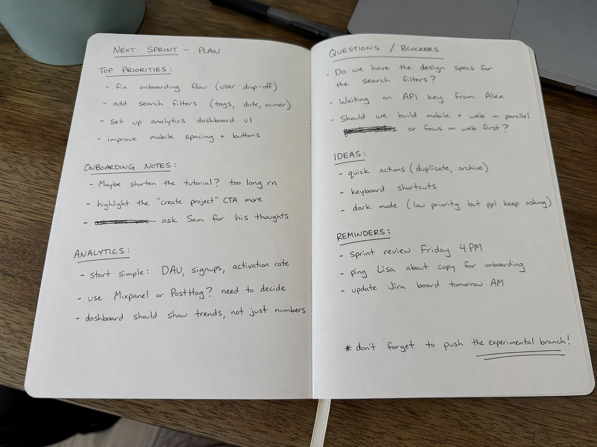 Handwritten Notebook Photo — GPT Image 2 example by @patrickassale